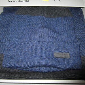 Reaction Kenneth Cole Beanie + Scarf Set NEW OSFM